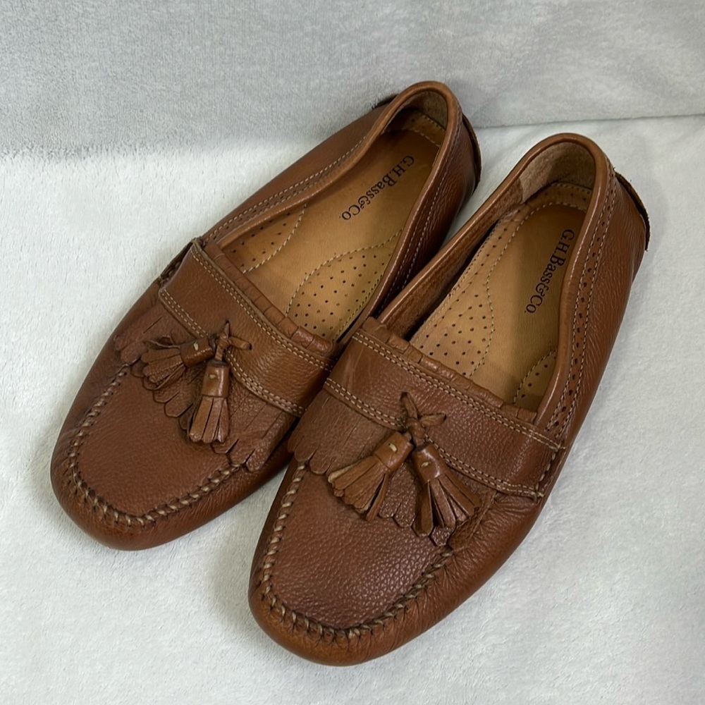 G.H. Bass & Co. Men’s Leather Moccasins Size 8.5